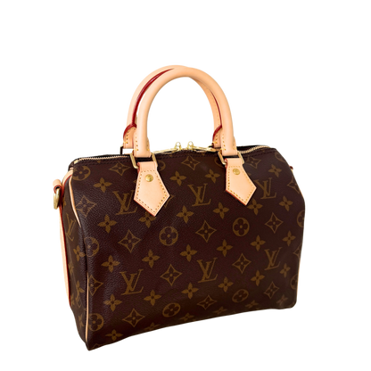 Louis Vuitton Speedy 25 Bandouliere M46977 Monogram Canvas Braun Fullset / neuwertig Louis Vuitton