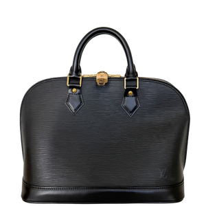 Louis Vuitton Alma PM Epi Leer zwart Vintage