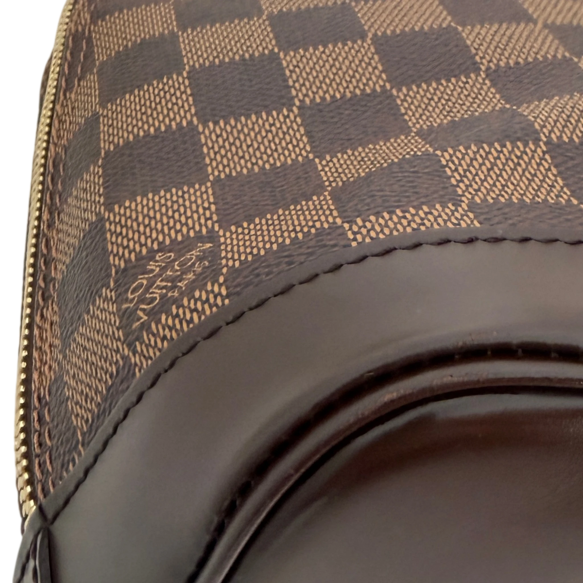Louis Vuitton Alma PM Damier Ebène Canvas Braun Gold