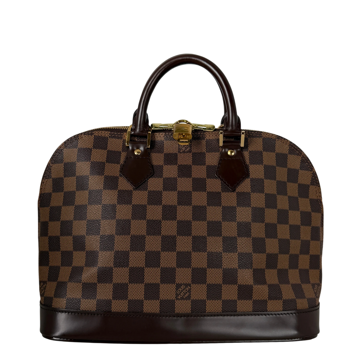 Louis Vuitton Alma PM Damier Ebène Canvas Braun Gold