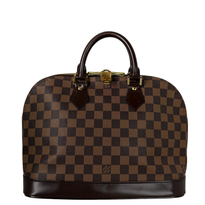 Louis Vuitton Alma PM Damier Ebène Canvas Braun Gold