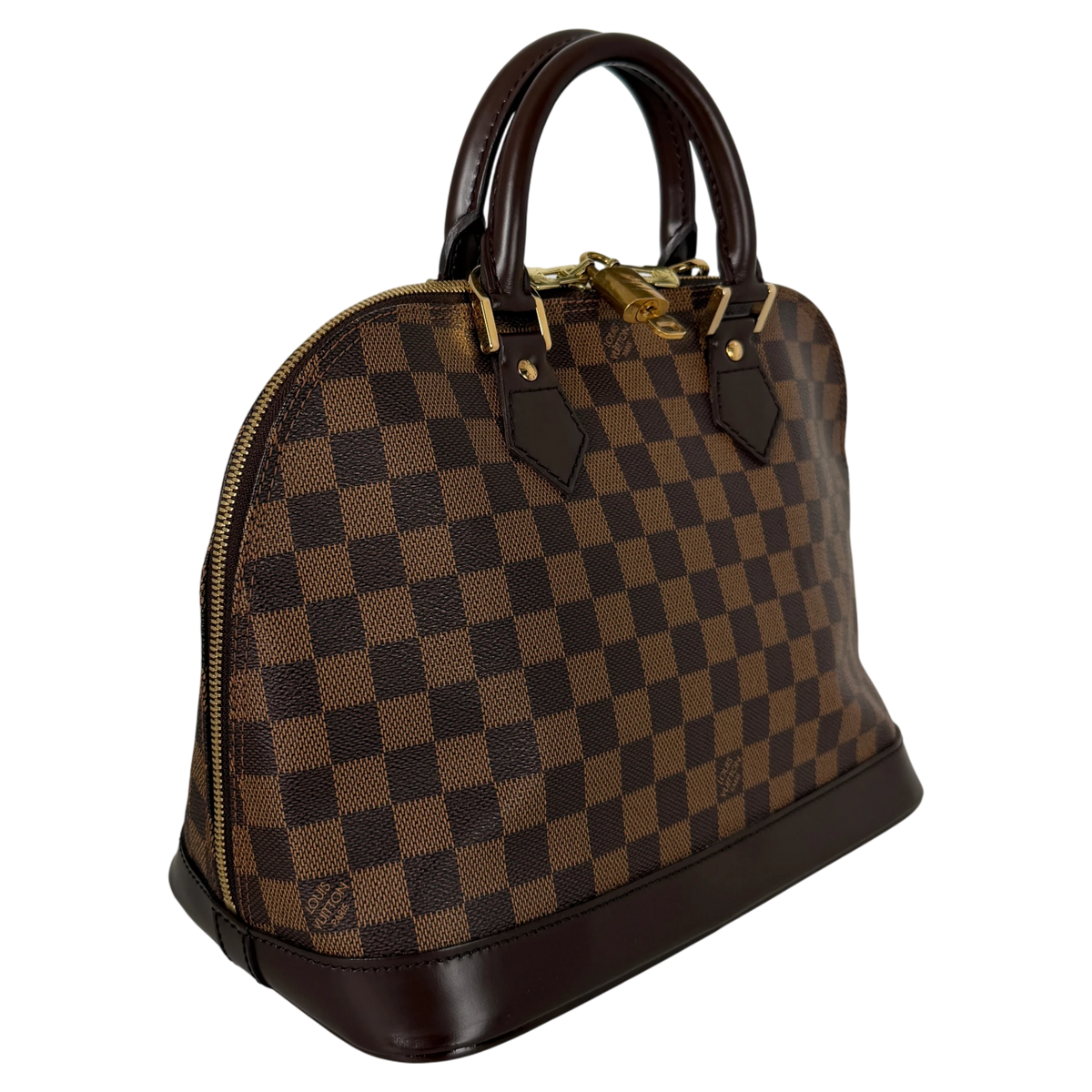 Louis Vuitton Alma PM Damier Ebène Canvas Braun Gold