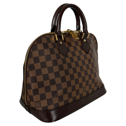 Louis Vuitton Alma PM Damier Ebène Canvas Braun Gold
