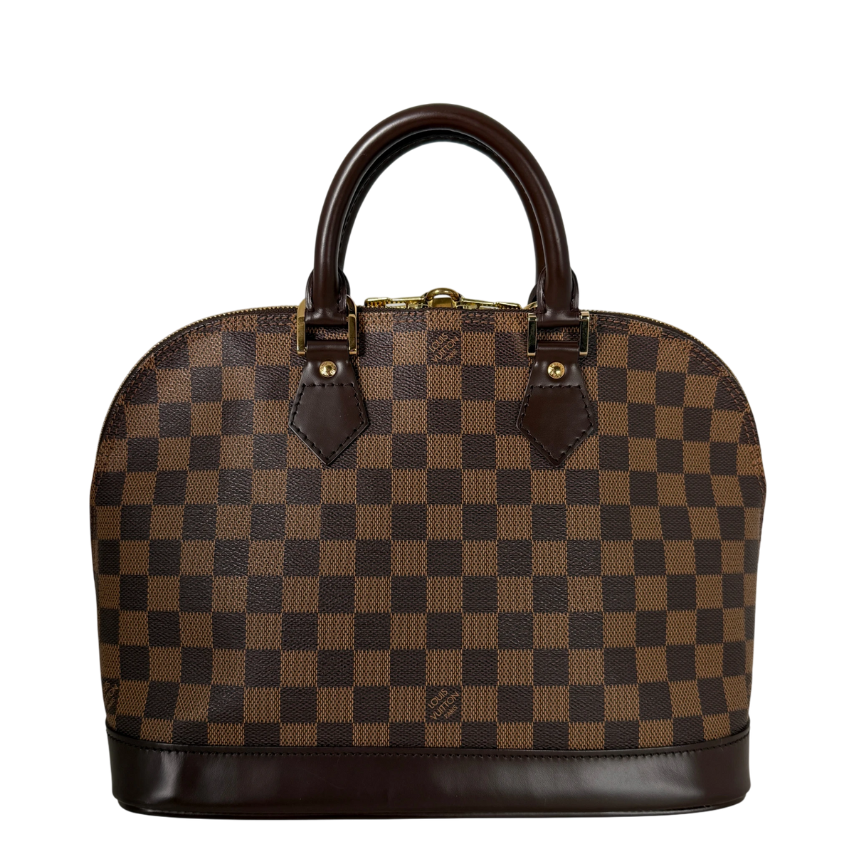 Louis Vuitton Alma PM Damier Ebène Canvas Braun Gold
