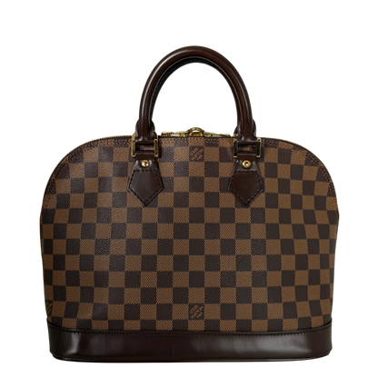 Louis Vuitton Alma PM Damier Ebène Canvas Braun Gold