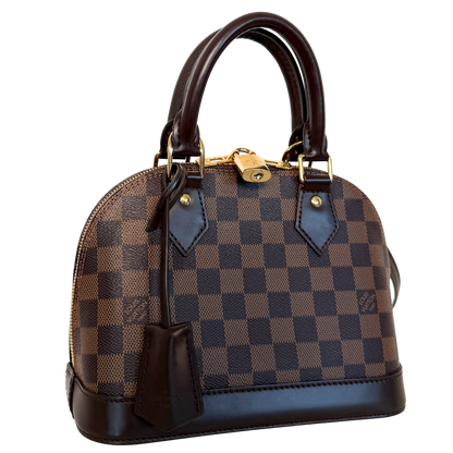 Louis Vuitton Alma BB Ebene Canvas N40606 Braun Fullset / sehr gut Louis Vuitton