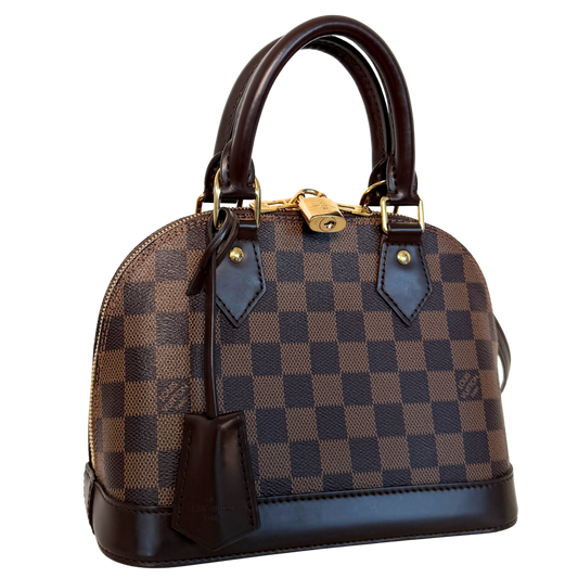 Louis Vuitton Alma BB Ebene Canvas N40606 Braun Fullset / sehr gut Louis Vuitton