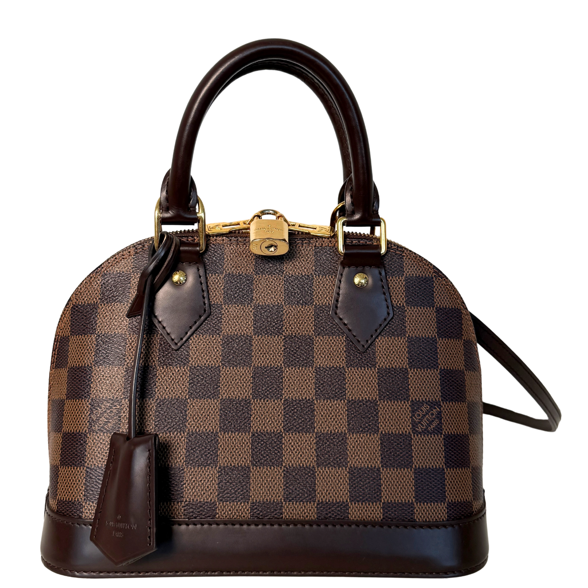 Louis Vuitton Alma BB Ebene Canvas N40606 Braun Fullset / sehr gut Louis Vuitton