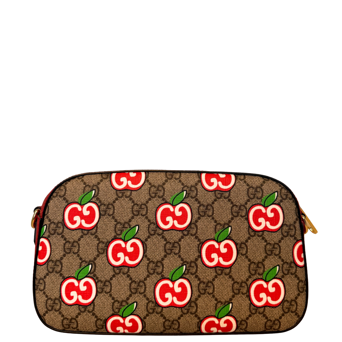 Gucci GG Supreme Apple Camera Bag Rot / sehr gut Gucci