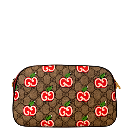 Gucci GG Supreme Apple Camera Bag Rot / sehr gut Gucci