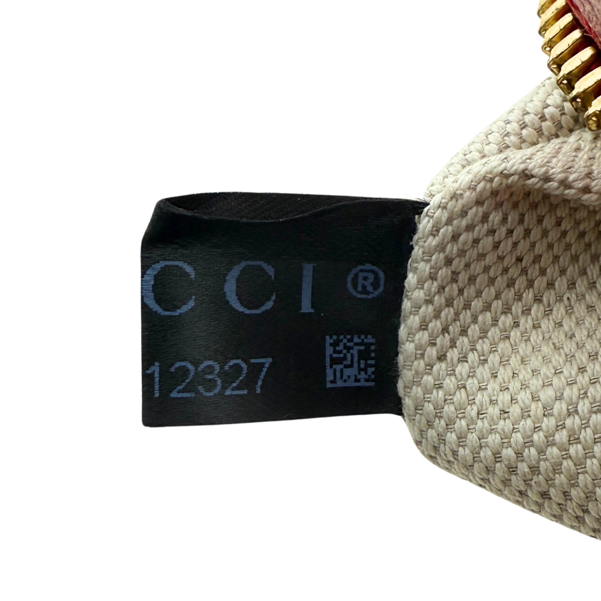 Gucci GG Supreme Apple Camera Bag Rot / sehr gut Gucci