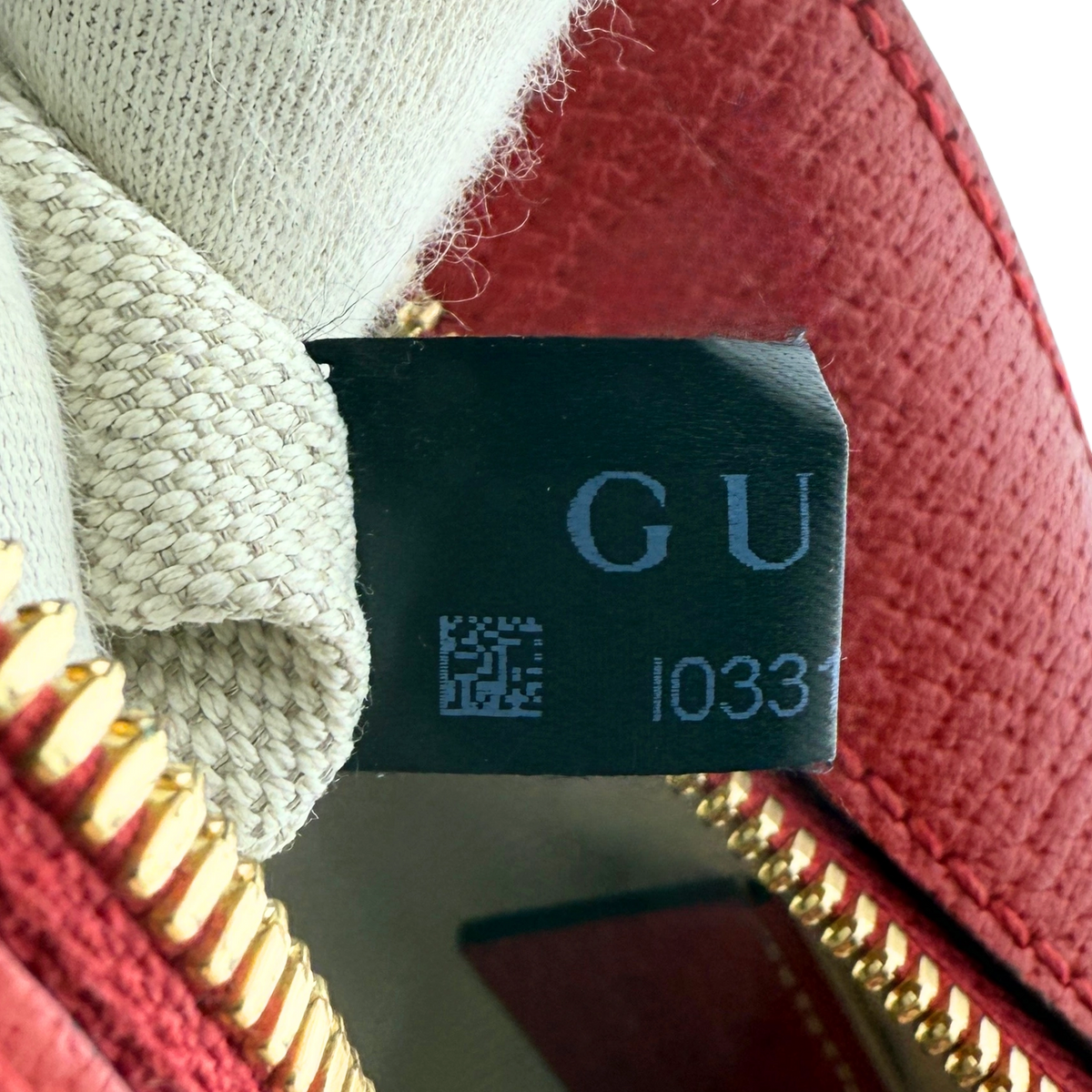 Gucci GG Supreme Apple Camera Bag Rot / sehr gut Gucci