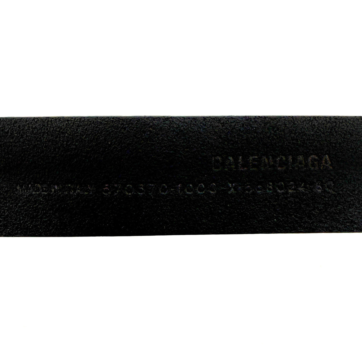 Balenciaga BB Buckle Gürtel 80cm Schwarz / sehr gut Balenciaga
