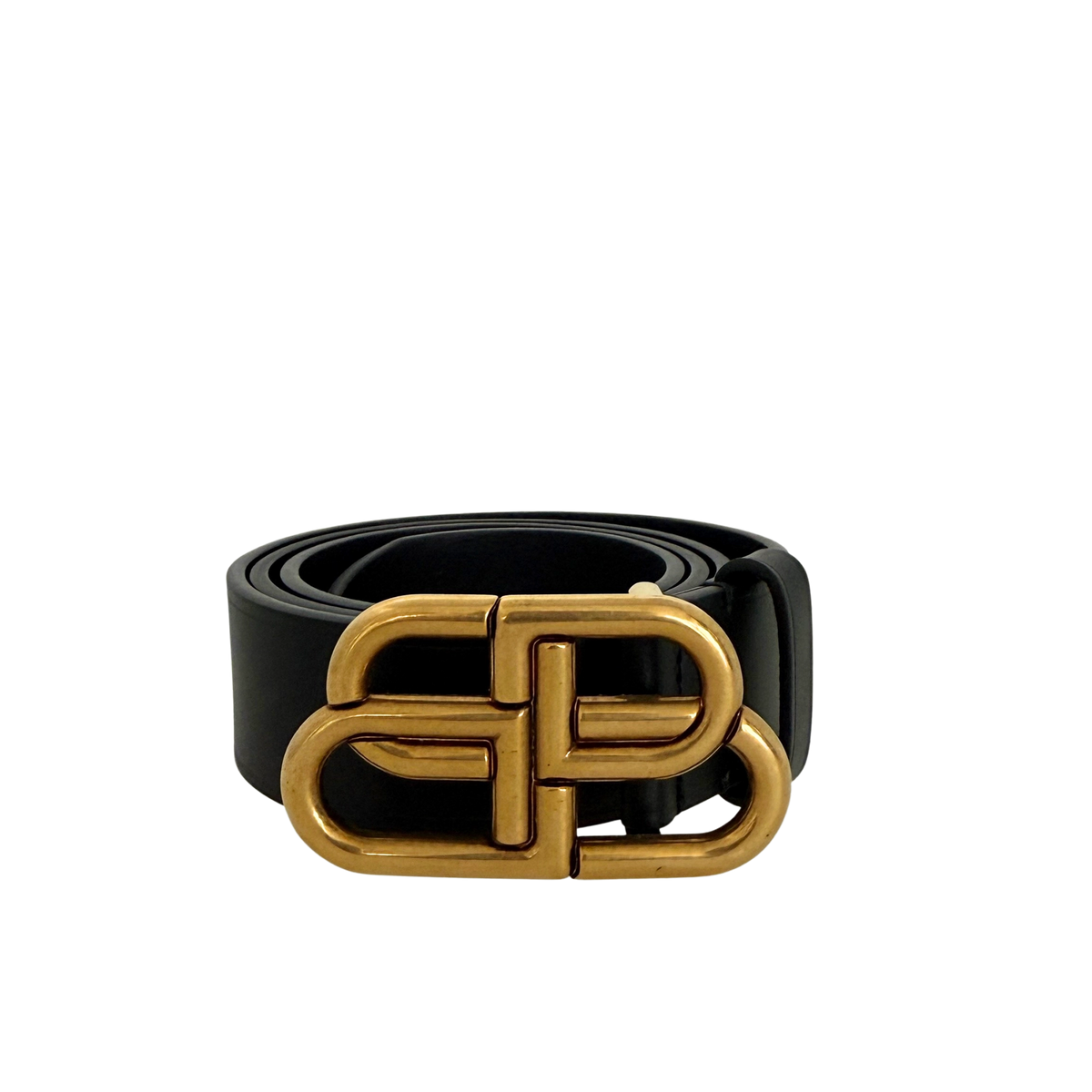 Balenciaga BB Buckle Gürtel 80cm Schwarz / sehr gut Balenciaga