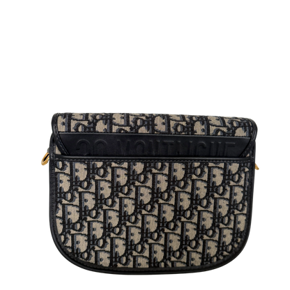 Dior Bobby Tasche Medium Dior Oblique Jacquard Blau  / neuwertig Dior