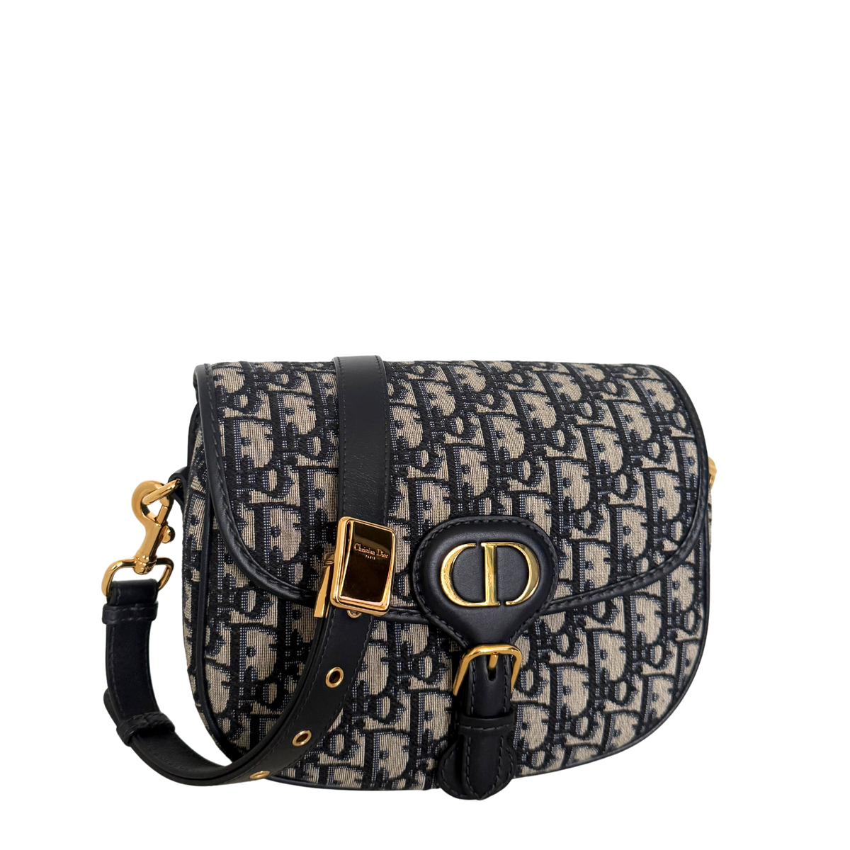 Dior Bobby Tasche Medium Dior Oblique Jacquard Blau  / neuwertig Dior
