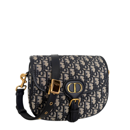 Dior Bobby Tasche Medium Dior Oblique Jacquard Blau  / neuwertig Dior
