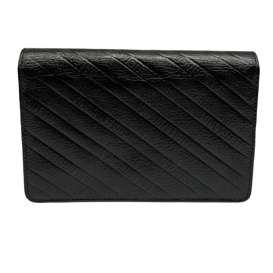 Balenciaga BB Chain Wallet schwarz / sehr gut Balenciaga