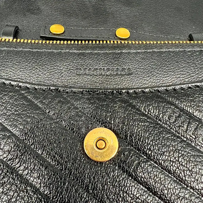 Balenciaga BB Chain Wallet schwarz / sehr gut Balenciaga