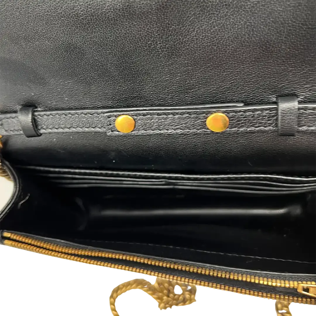 Balenciaga BB Chain Wallet schwarz / sehr gut Balenciaga