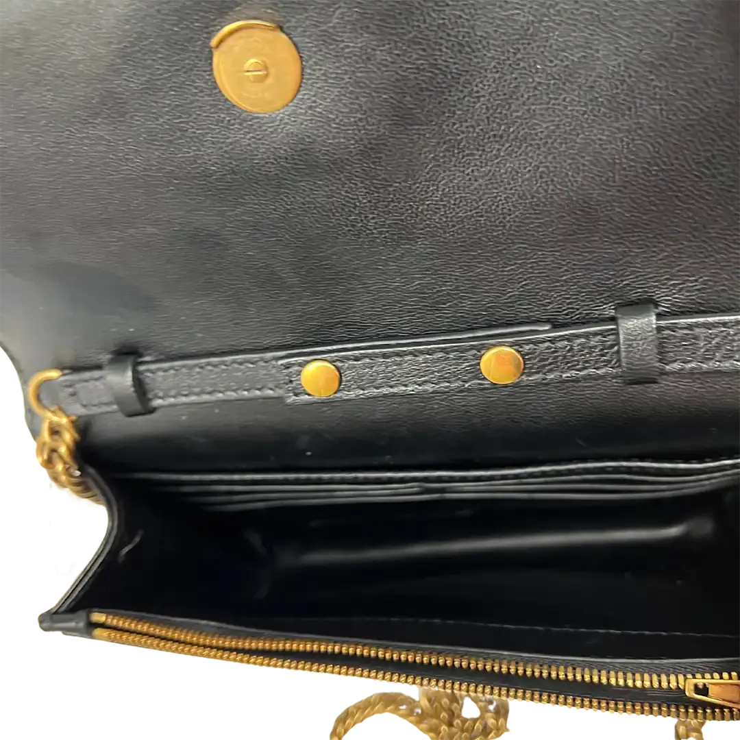 Balenciaga BB Chain Wallet schwarz / sehr gut Balenciaga