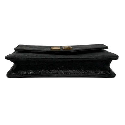 Balenciaga BB Chain Wallet schwarz / sehr gut Balenciaga