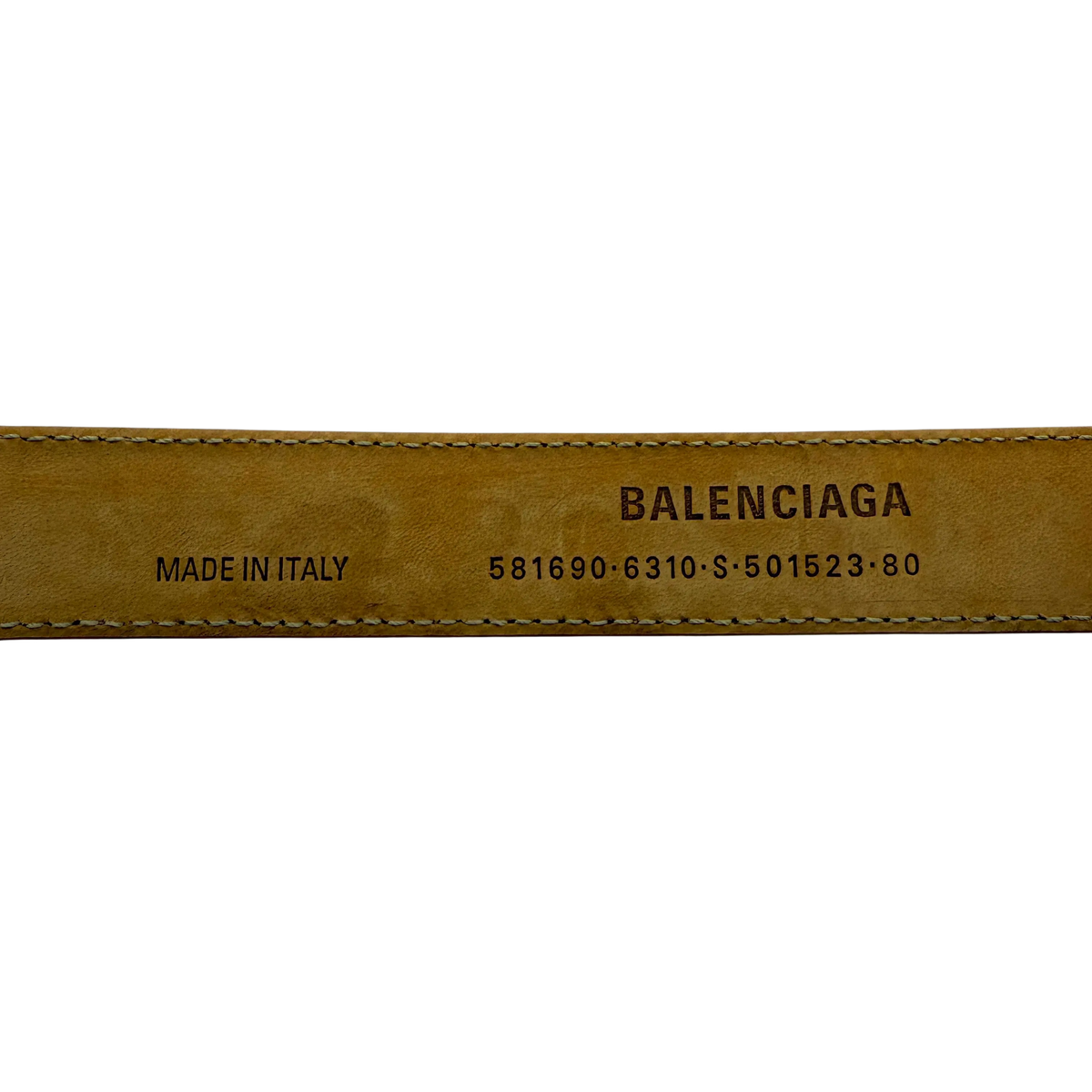 Balenciaga Crododile Effect Gürtel Altrosa 80  / neuwertig Balenciaga