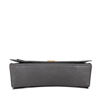 Balenciaga Crush Medium Chain Bag dunkelgrau/ neuwertig Balenciaga