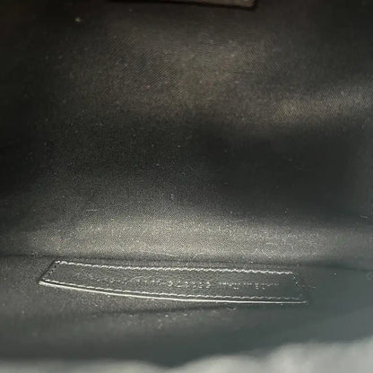 Balenciaga Everyday Beltpack Bag Krokodil Prägung matt schwarz Leder / wie neu Balenciaga