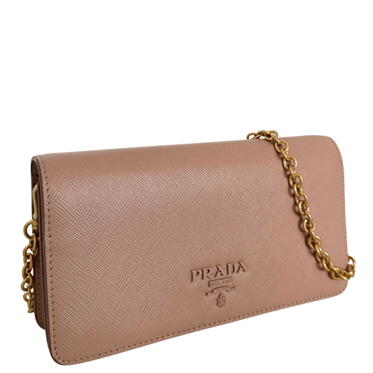 Prada Wallet on Chain Mini Bandoliera Cipria / neuwertig Prada