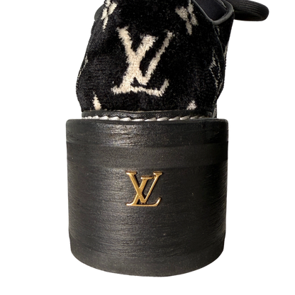 Louis Vuitton Beaubourg Plateau-Schuhe Größe 38 Schwarz Fullset / sehr gut Louis Vuitton