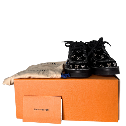 Louis Vuitton Beaubourg Plateau-Schuhe Größe 38 Schwarz Fullset / sehr gut Louis Vuitton