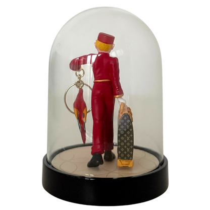 Louis Vuitton Schneekugel Bellboy Rot / sehr gut Louis Vuitton