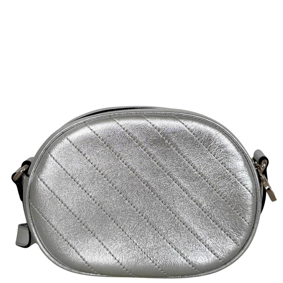 Gucci Blondie Mini Umhängetasche Silber / neuwertig Gucci