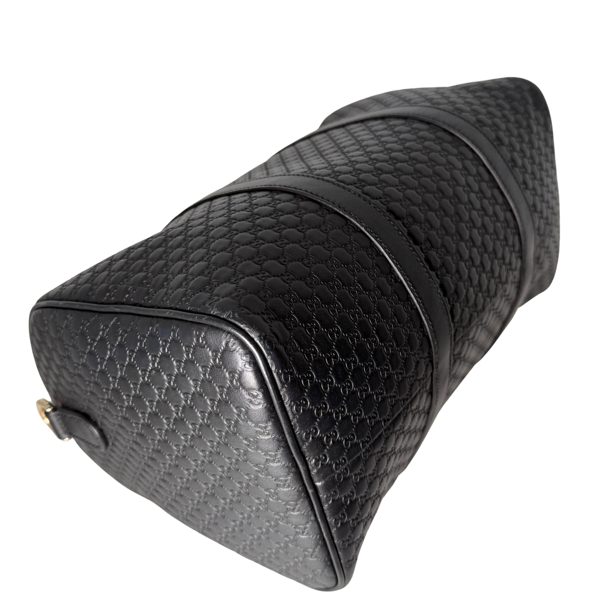 Gucci Microguccissima Boston Bag Schwarz / sehr gut Gucci