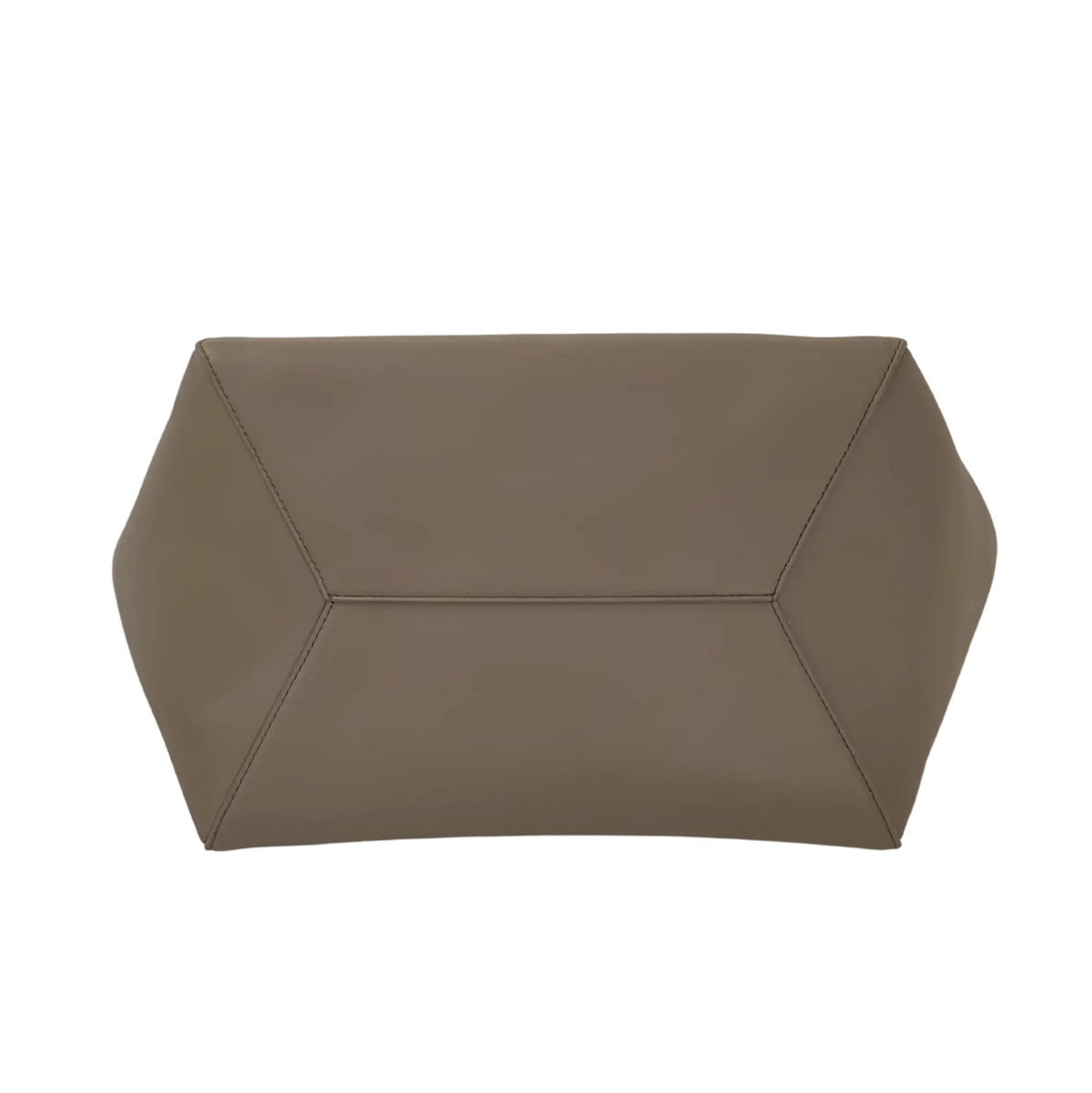 Brunnello Cucinelli BC Duo-Tasche aus Kalbsleder mit Monili taupe / neuwertig Brunello Cucinelli