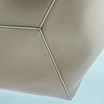 Brunnello Cucinelli BC Duo-Tasche aus Kalbsleder mit Monili taupe / neuwertig Brunello Cucinelli