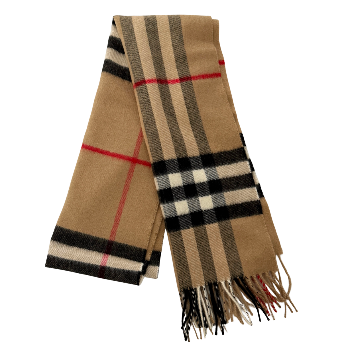 Burberry Kaschmir Schal Beige Braun / neuwertig Burberry