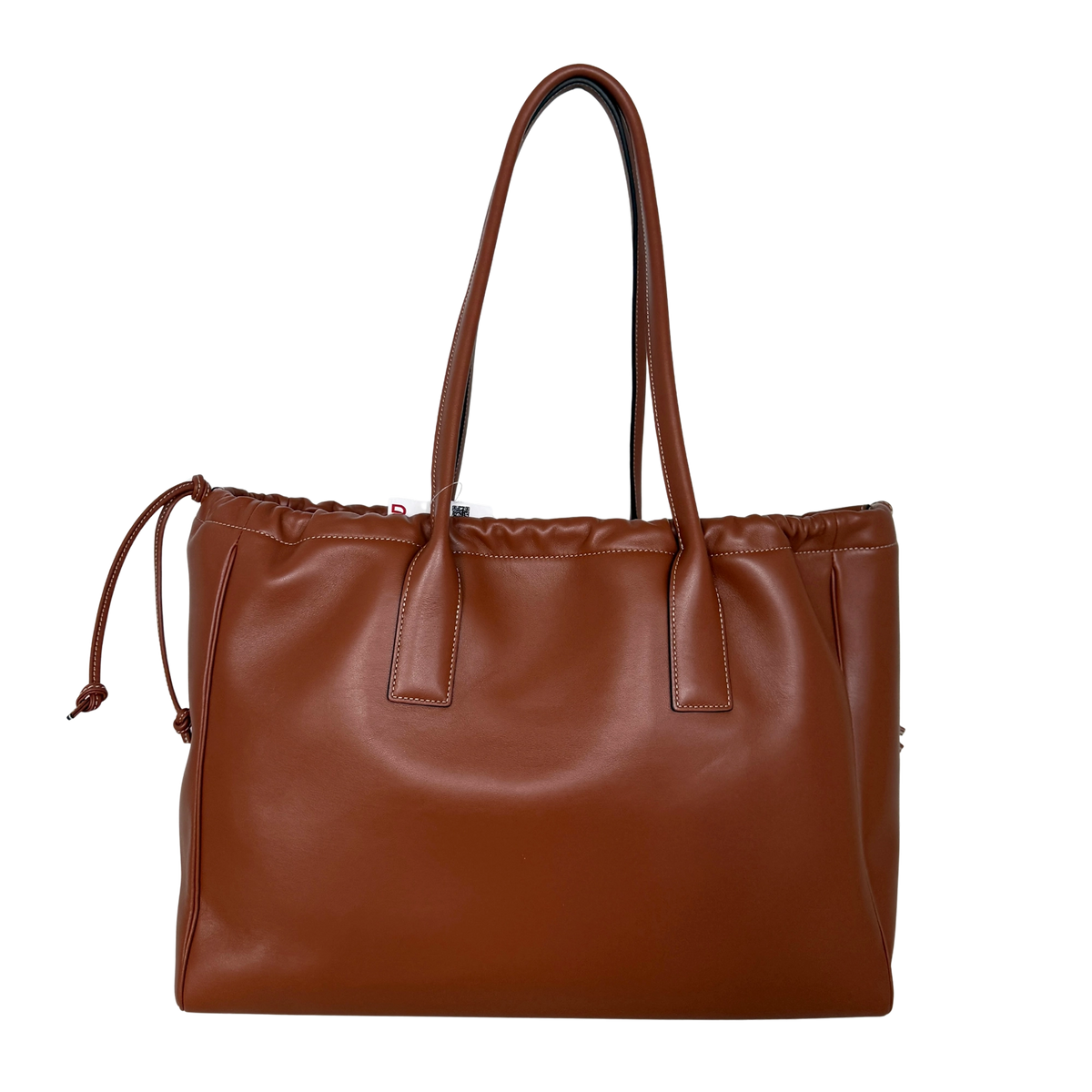 Céline Cabas Cuir Triomphe Drawstring Tote Bag Braun / neuwertig CELINE