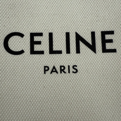 Céline Mini Vertical Cabas Handtasche aus Canvas und Leder Beige / neuwertig CELINE
