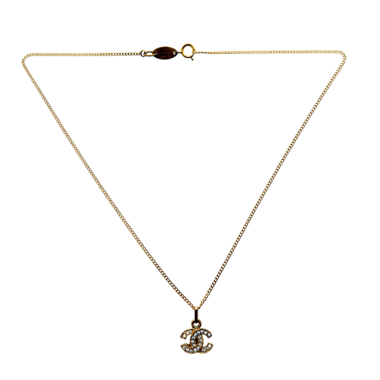 Chanel CC Necklace Gold / very good