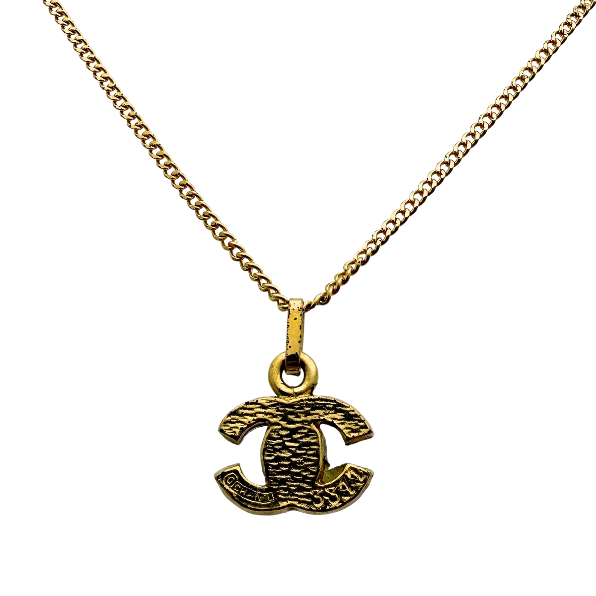 Chanel CC-halsketting goud