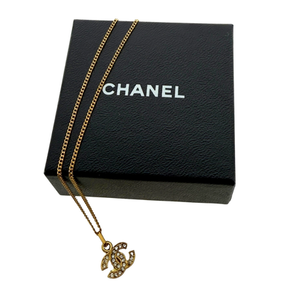 Chanel CC-halsketting goud