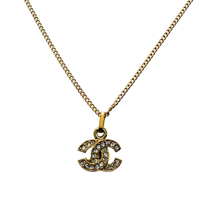 Chanel CC-halsketting goud