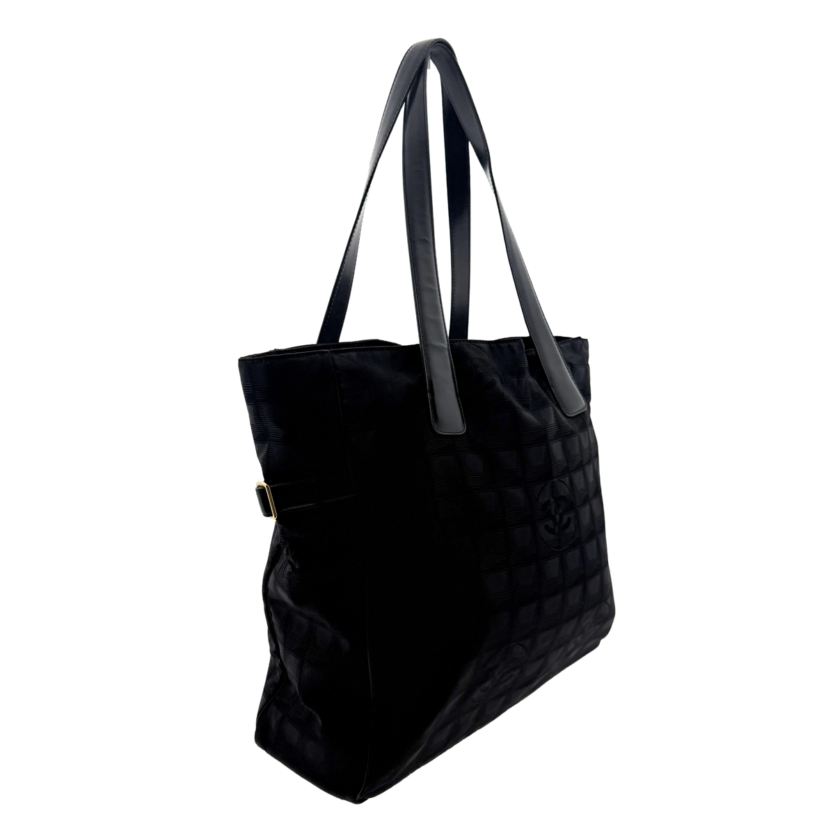 Chanel New Travel Line Tote Bag Schwarz / sehr gut Chanel
