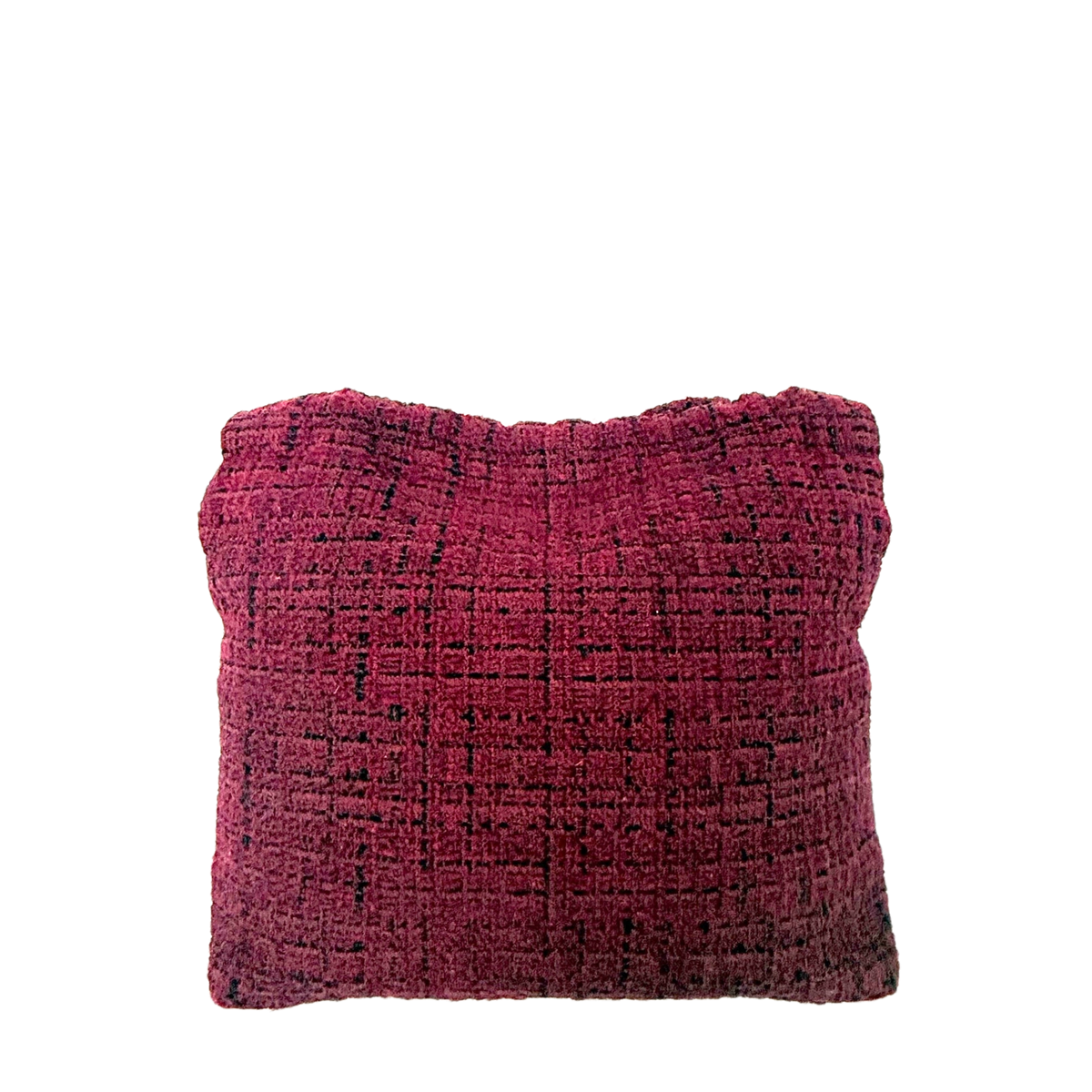 Chanel 22 mittelgroße Hobobag aus Tweed Burgunderrot goldene Hardware / neuwertig Chanel