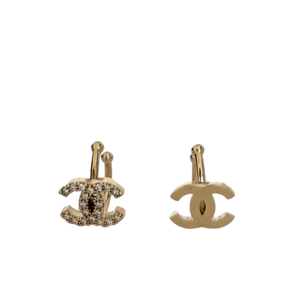 Chanel CC Ear Cuffs Gold