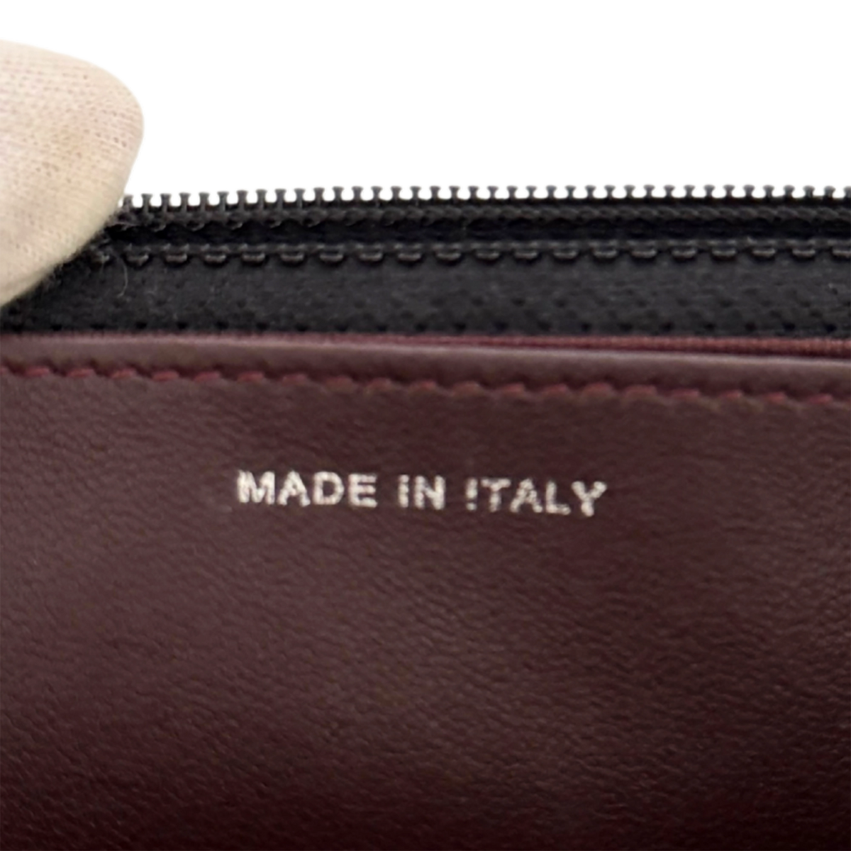 Chanel Wallet on Chain Bag Lammleder Schwarz silberne Hardware / neuwertig Chanel
