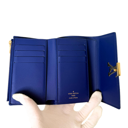 Louis Vuitton Capucines Compact Geldbörse Marineblau Fullset / neuwertig Louis Vuitton