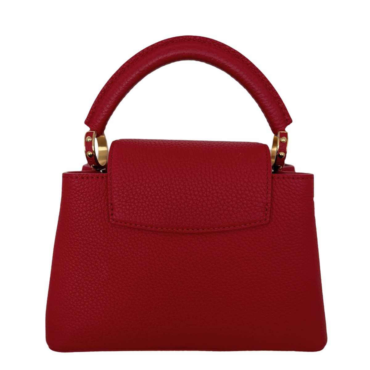 Louis Vuitton My Capucines Small Taurillon Leder rot Fullset / sehr gut Louis Vuitton